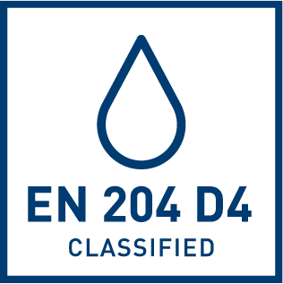 EN 204 D4 norma wodoodporności 